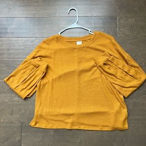 Long sleeved top from H&M, not as light as it appears in photos